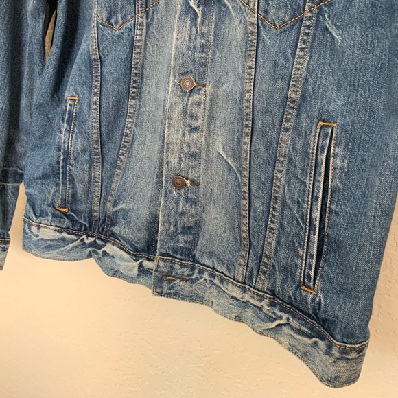 Levis Trucker Jacket sz XL Medium Wash Red Tab Type 3 - Picture 3 of 12